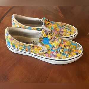 Vans x The Simpsons Sneakers Slip on Shoes Men’s Size 7.5 Women’s Size 9